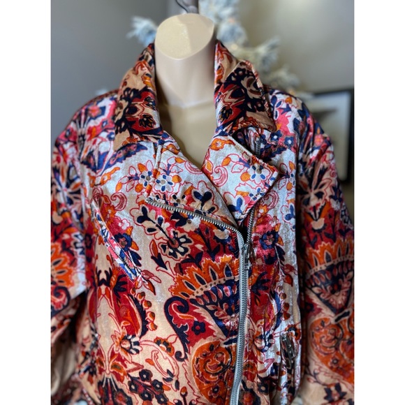Free People Bailey Velvet Moto Jacket - Picture 6 of 9